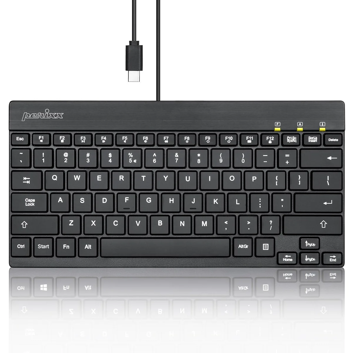 Perixx Perixx PERIBOARD-426C Wired Mini Low Profile Keyboard US English — product photo