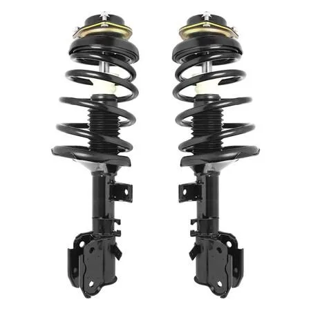 Pair of new Unity front complete strut assemblies for 4WD Infiniti QX4 and Nissan Pathfinder