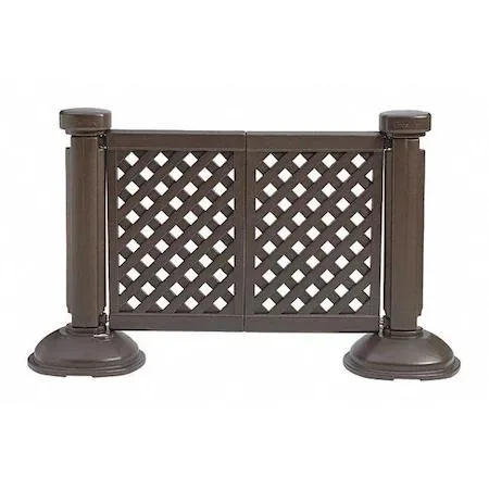  Grosfillex Fence Panel Brown 38-1/2" x 46-1/2 — product photo