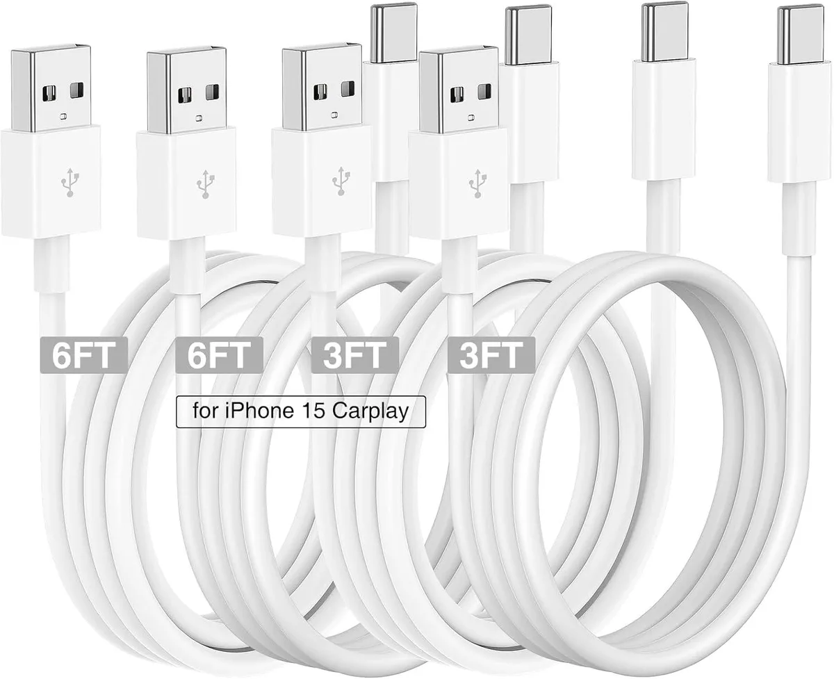 MCHOSE MCHOSE Lightning Cable USB-A to USB-C 3ft 6ft iPhone 15 16 17 — product photo
