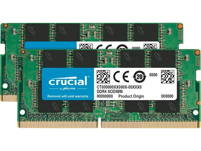 Crucial Crucial CT2K32G4SFD832A 64GB (2×32GB) DDR4 3200 CL22 laptop RAM — product photo