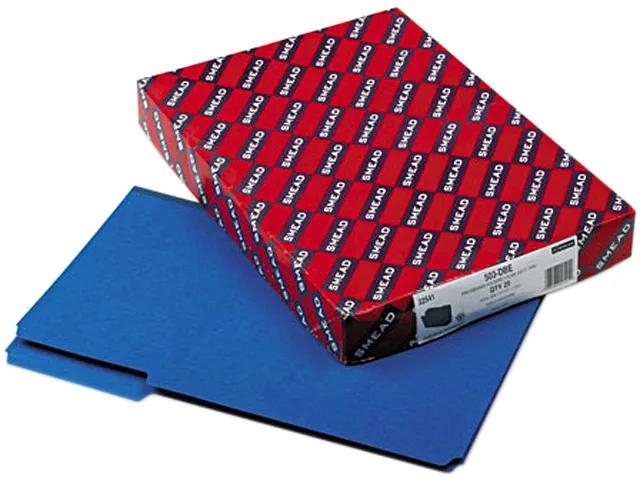 Smead Smead 22541 Legal File Folder, Dark Blue, 25/Box — ürün fotoğrafı