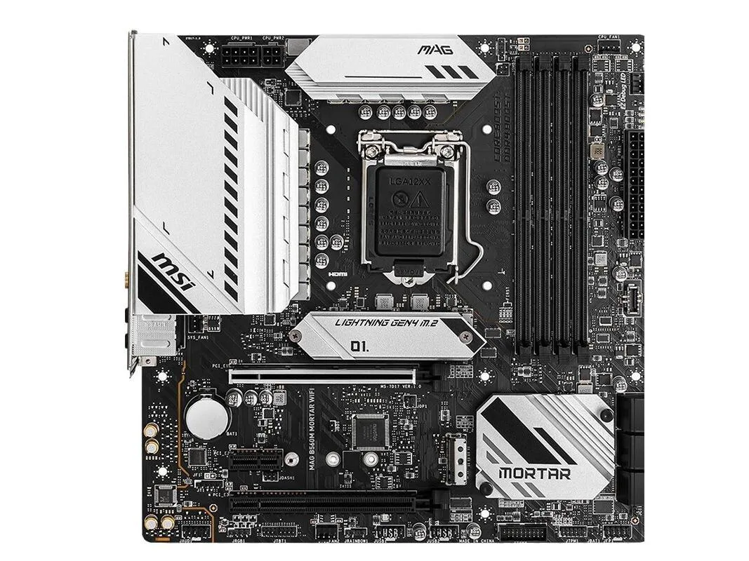 MSI MSI MAG B560M MORTAR WIFI Intel B560 motherboard — product photo