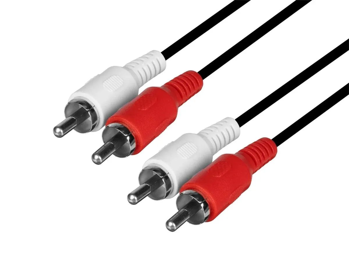 Monoprice Inc. Monoprice 100659 28AWG RCA Cable 1.8288m Male/Male Black — product photo