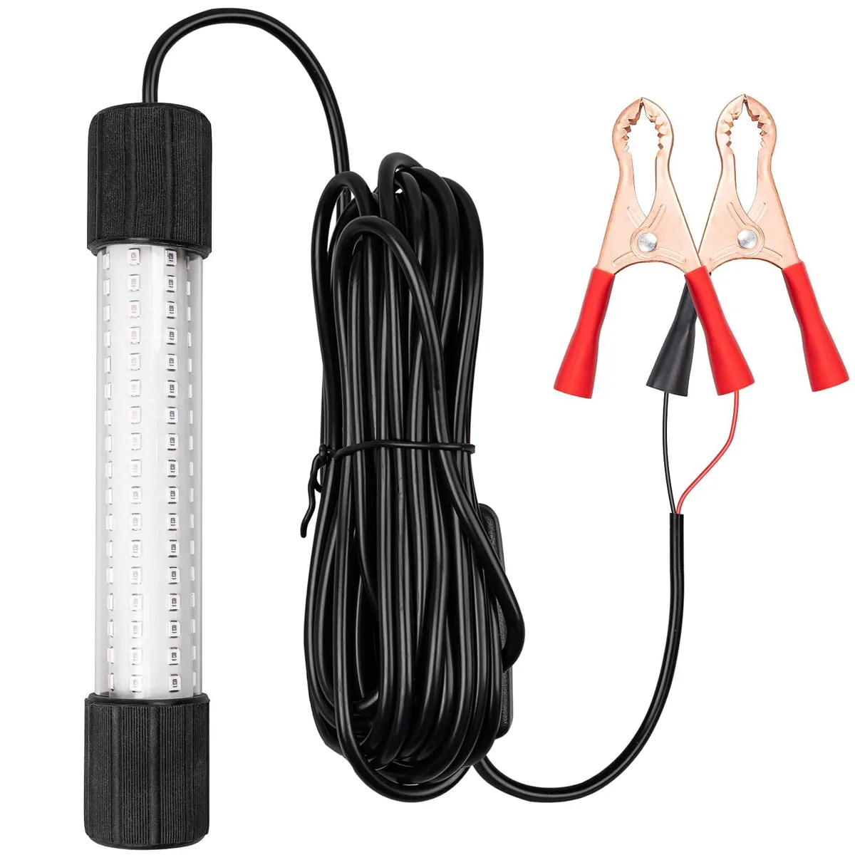 ReeMoo 12V 13W 126 LED Green Underwater Fishing Light IP68 5m Cord — product photo