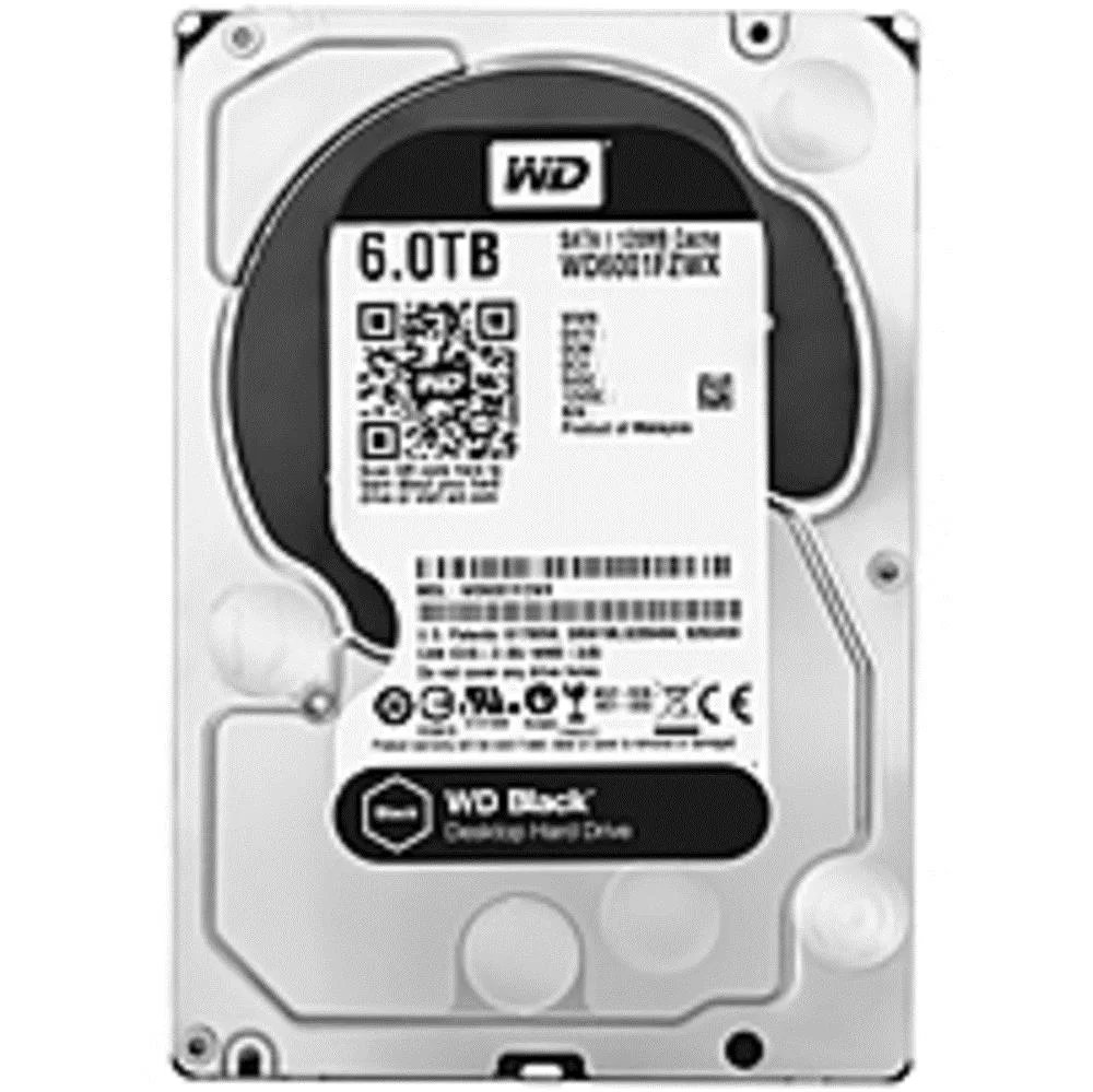 Western Digital Western Digital WD6001FZWXProduct 6 TB 7200 RPM 128 MB 3.5" SATA internal hard drive — product photo