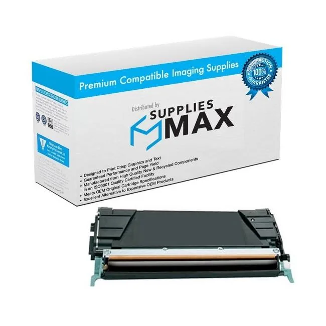 SuppliesMax SuppliesMax Lexmark C5242KH Black High Yield Toner Cartridge 8000 Pages — product photo