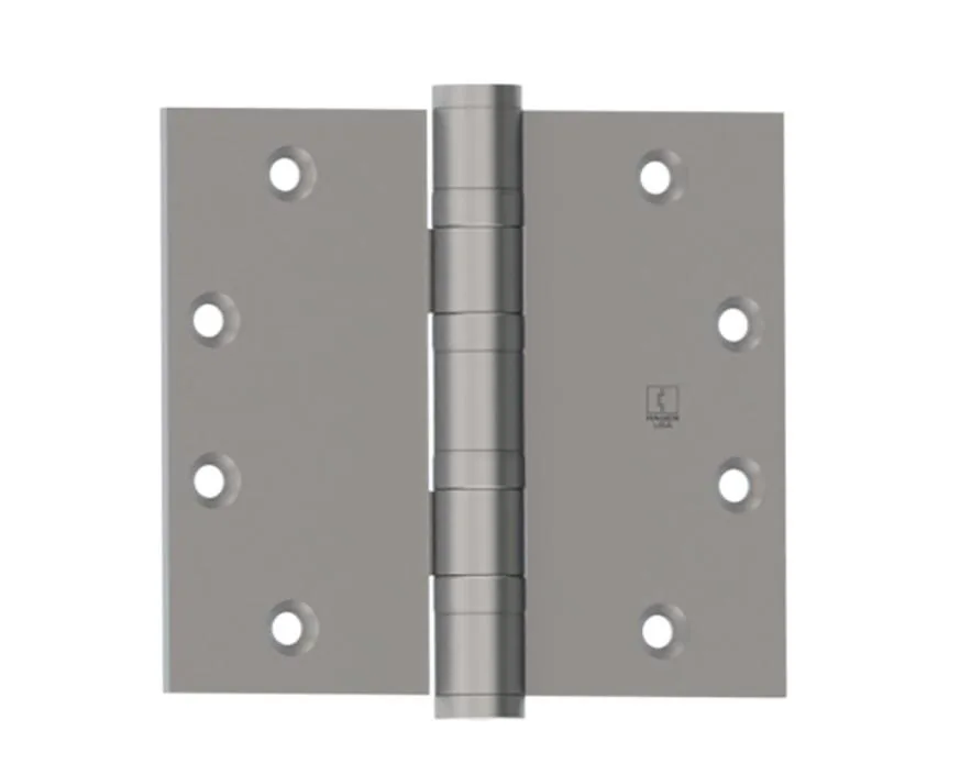  Hager 007644 BB1199 Full Mortise Hinge Stainless Steel 5 x 4.5 NRP Pack of 3 — product photo