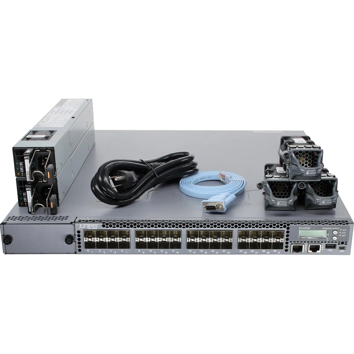 HPE Juniper Networking HPE Juniper Networking EX4550-32F 32-port 10GbE SFP+ network switch — product photo