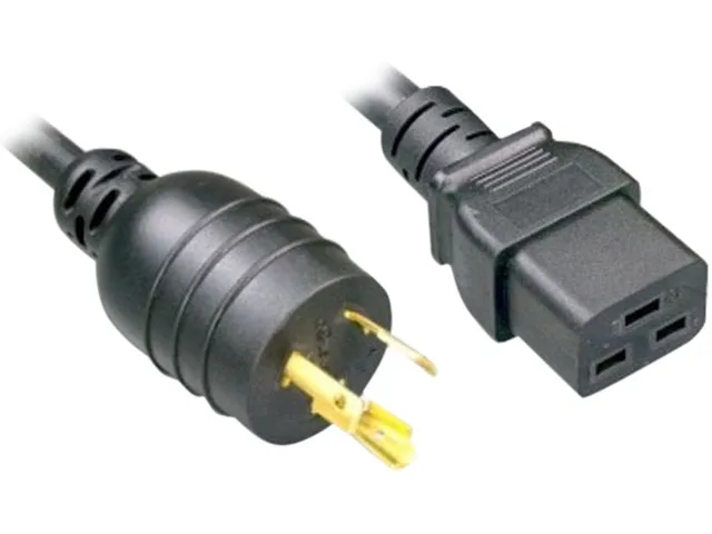 Nippon Labs Nippon Labs 30POW-10W1-L62019-08 computer power cord NEMA L6-20P to IEC-60320-C19 12 AWG 20A 250V 8 ft — product photo
