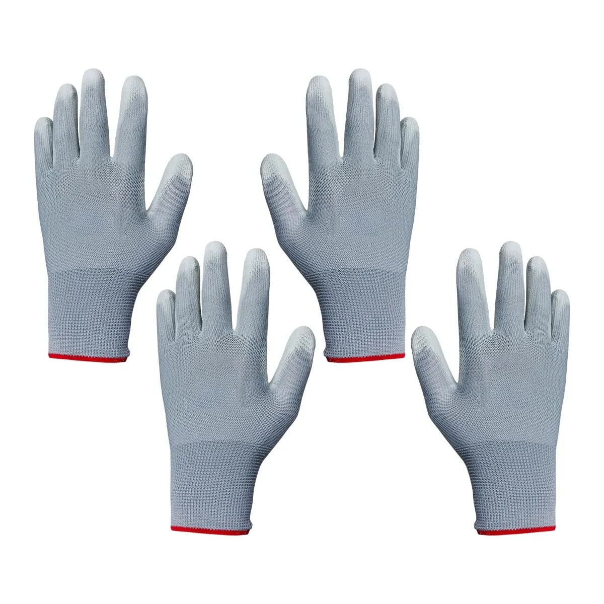  GAOLAOSY Anti-Static Applicator Glove Grey S 8.85 inch 100% Nylon (2Pairs) — product photo