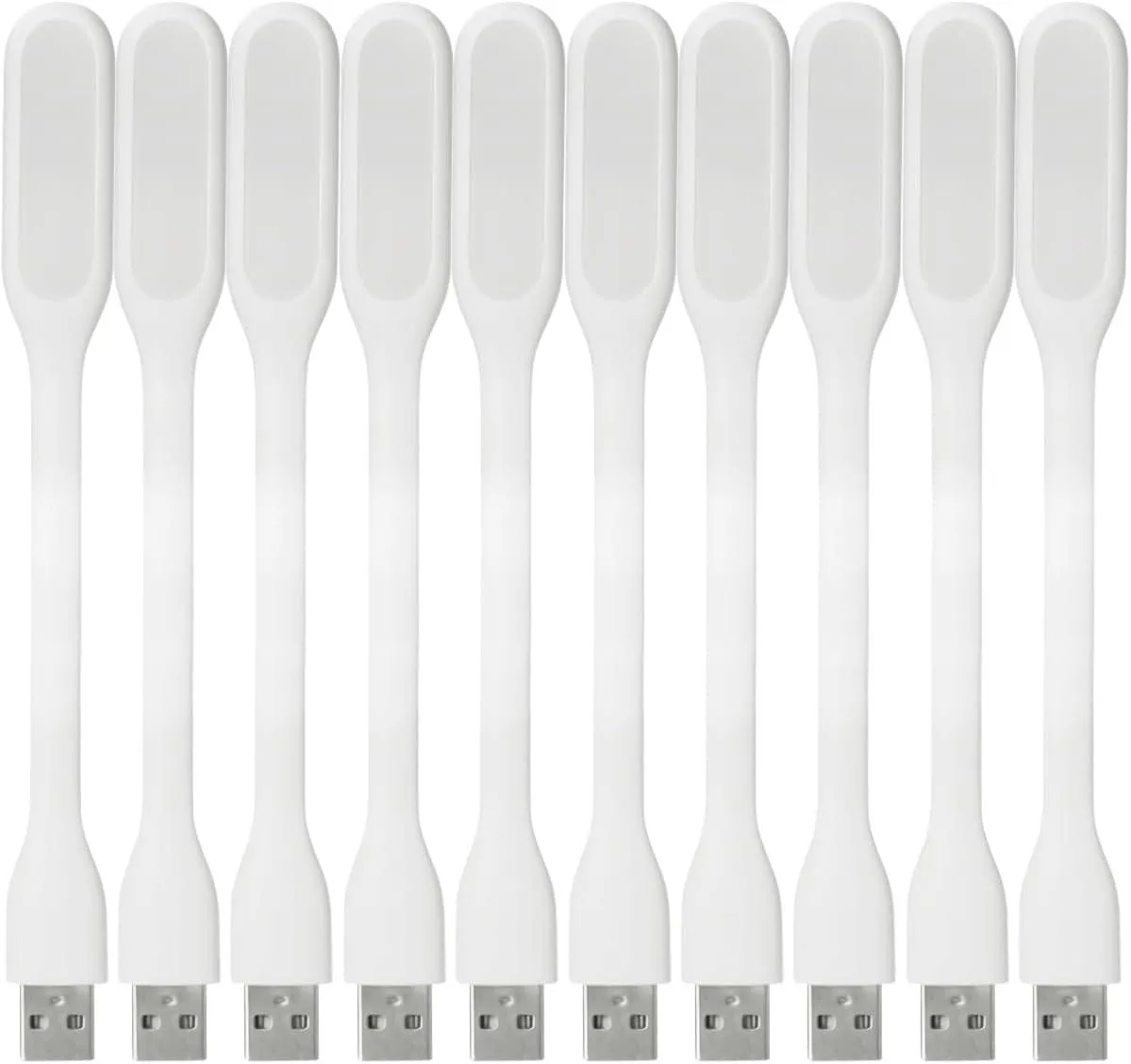 KEHIPI KEHIPI USB LED Desk Lamp 10PCS-White 170×18.5mm 17.5g — product photo