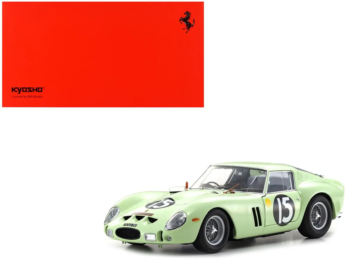 KYOSHO KYOSHO Ferrari 250 GTO #15 Innes Ireland 1962 1/18 Diecast hobby collectible — product photo