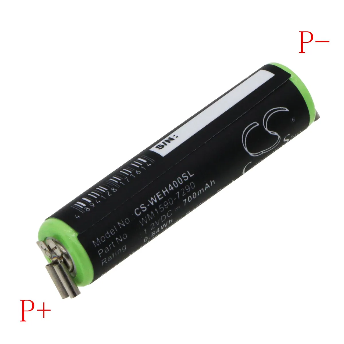 Cameron &amp; Co Cameron &amp; Co DS-CS-WEH400SL 1.2V 700mAh Ni-MH Battery Green — product photo