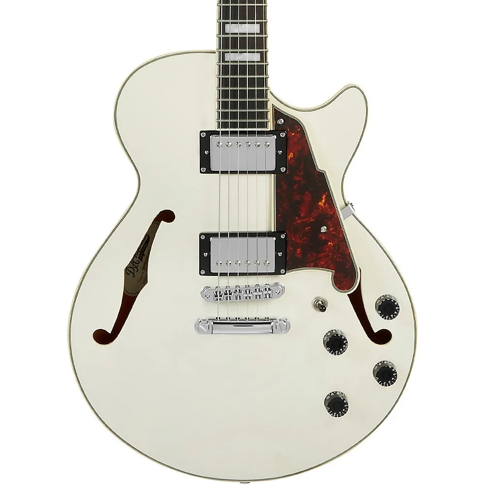 D'Angelico D'Angelico Premier SS Semi-Hollow Electric Guitar, Champagne — product photo