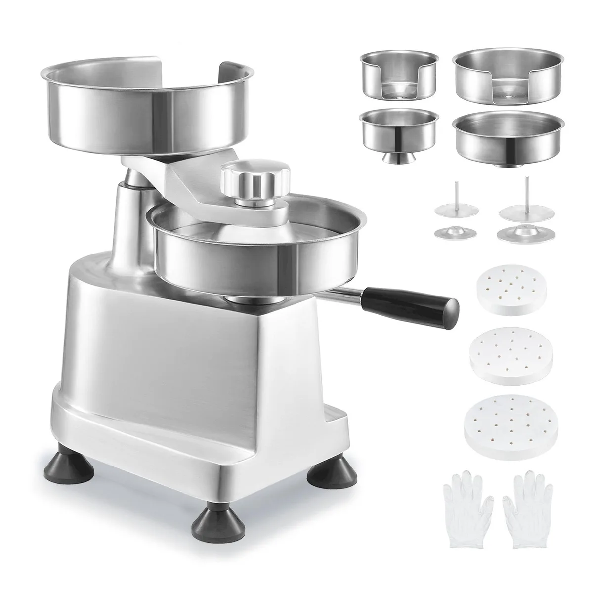 VEVOR VEVOR Commercial Burger Patty Maker 4/5/6-inch 100 Patties/Hour — product photo