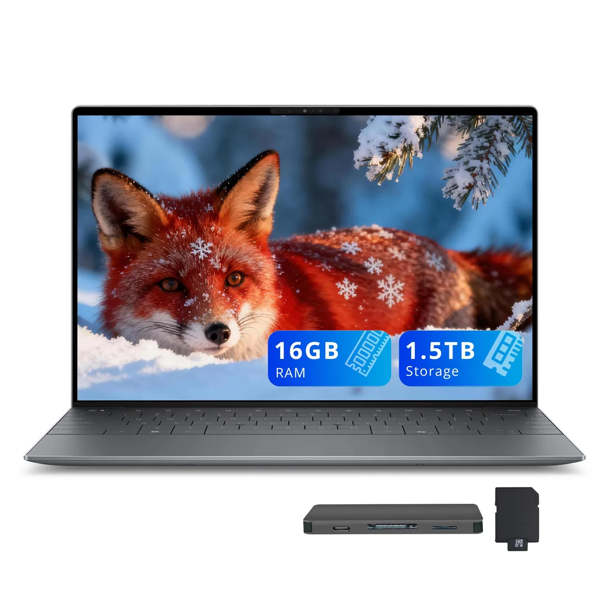 DELL Dell XPS 13 13.4" FHD+ Business Laptop Intel Core Ultra 7 256V 16GB 1.5TB Graphite — product photo