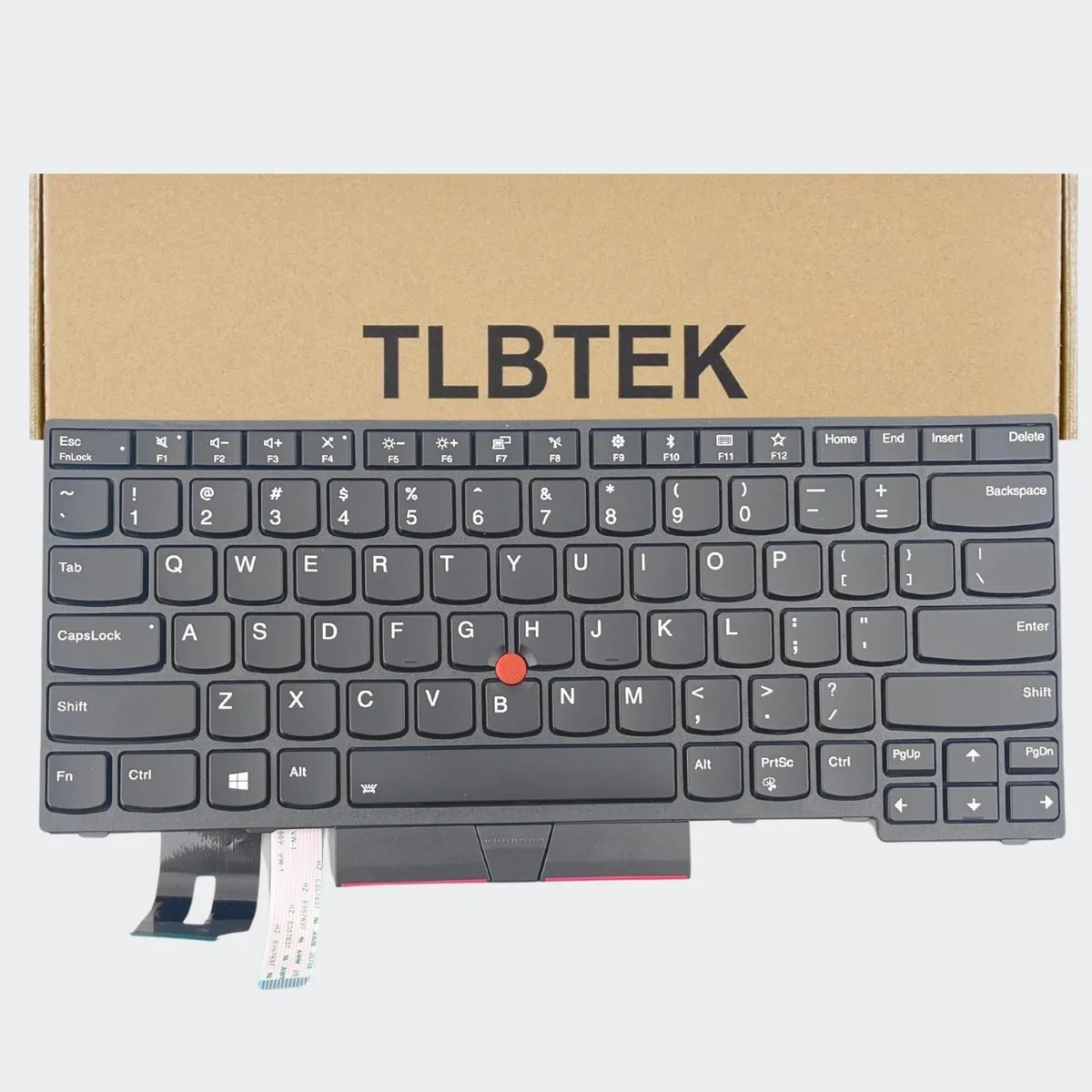 BoYata BoYata Backlit Keyboard with Frame &amp; Pointer for ThinkPad 14/380/390/480/490/495/P43S — product photo