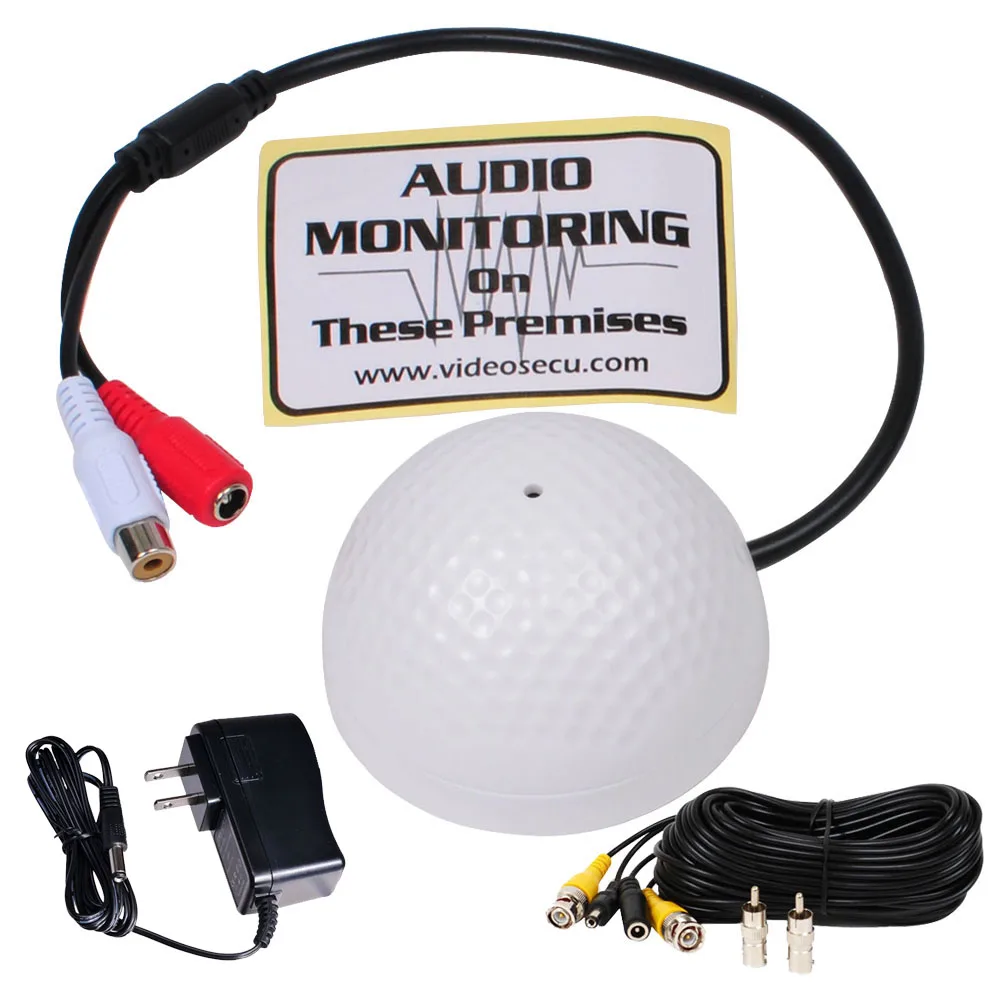 VideoSecu VideoSecu MIC09KC Preamp Microphone RCA DC 6V-12V 60-1600sqf — product photo