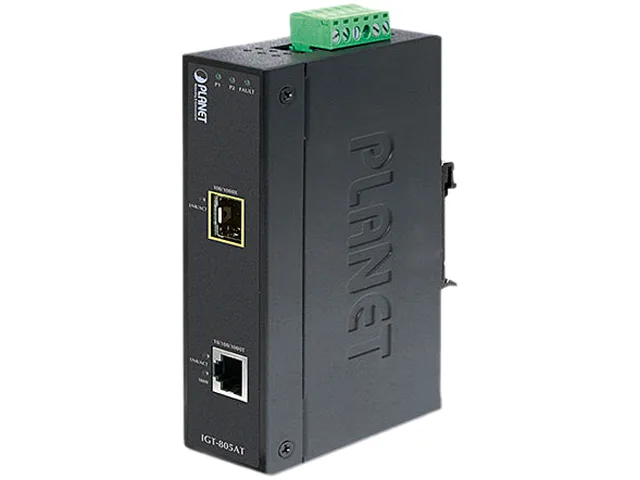 PLANET PLANET IGT-805AT 10/100/1000BASE-T to 100/1000BASE-X SFP media converter — product photo