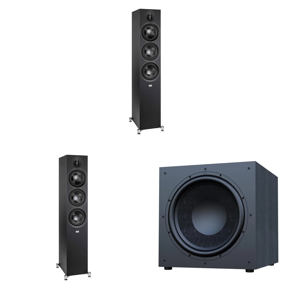 Elac Elac Debut 3.0 DF63 Tower Speakers Pair with DS153 15" Subwoofer — product photo