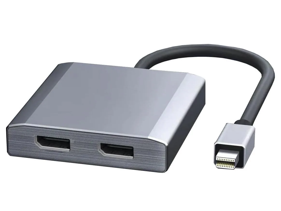 Corn Electronics Corn Electronics Mini DisplayPort to Dual DisplayPort Splitter 4K@60Hz MST — product photo