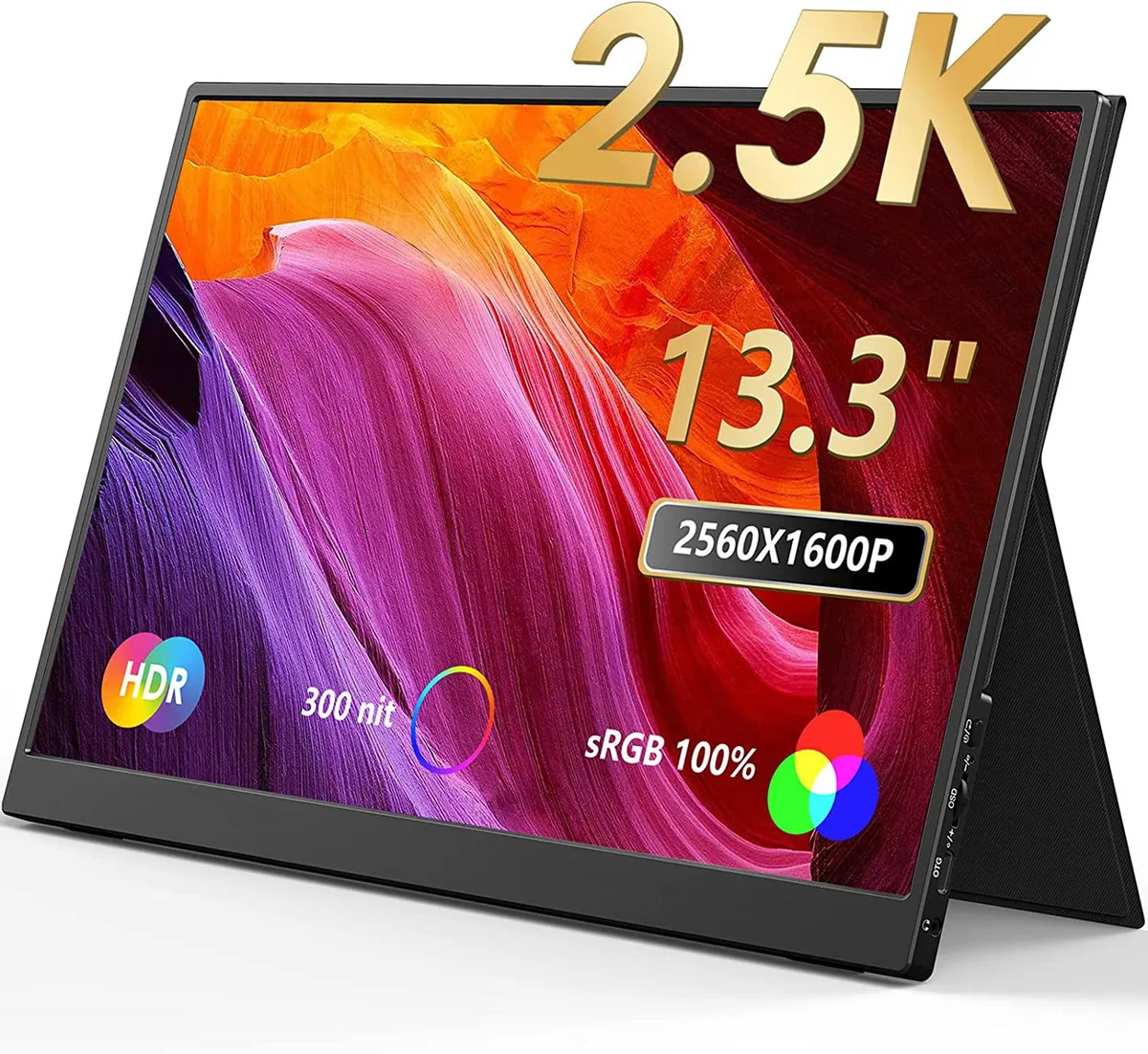 BFKK BFKK Portable Monitor 13.3inch QHD 2K IPS accessory — product photo