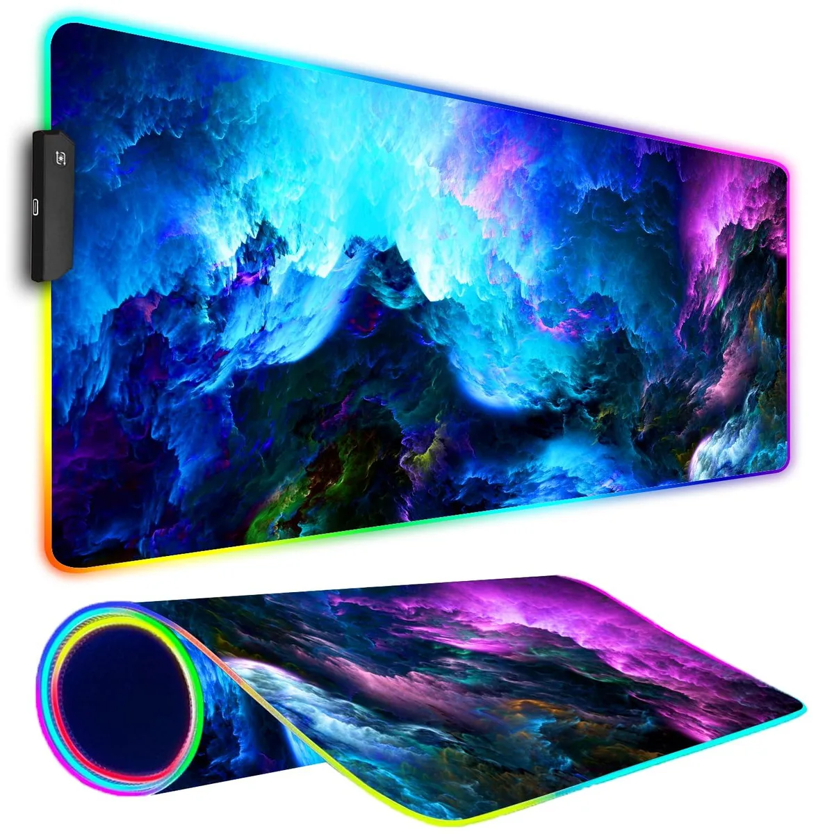  Armanza PR24121802 RGB mouse pad 800×300 mm 12 lighting modes — product photo