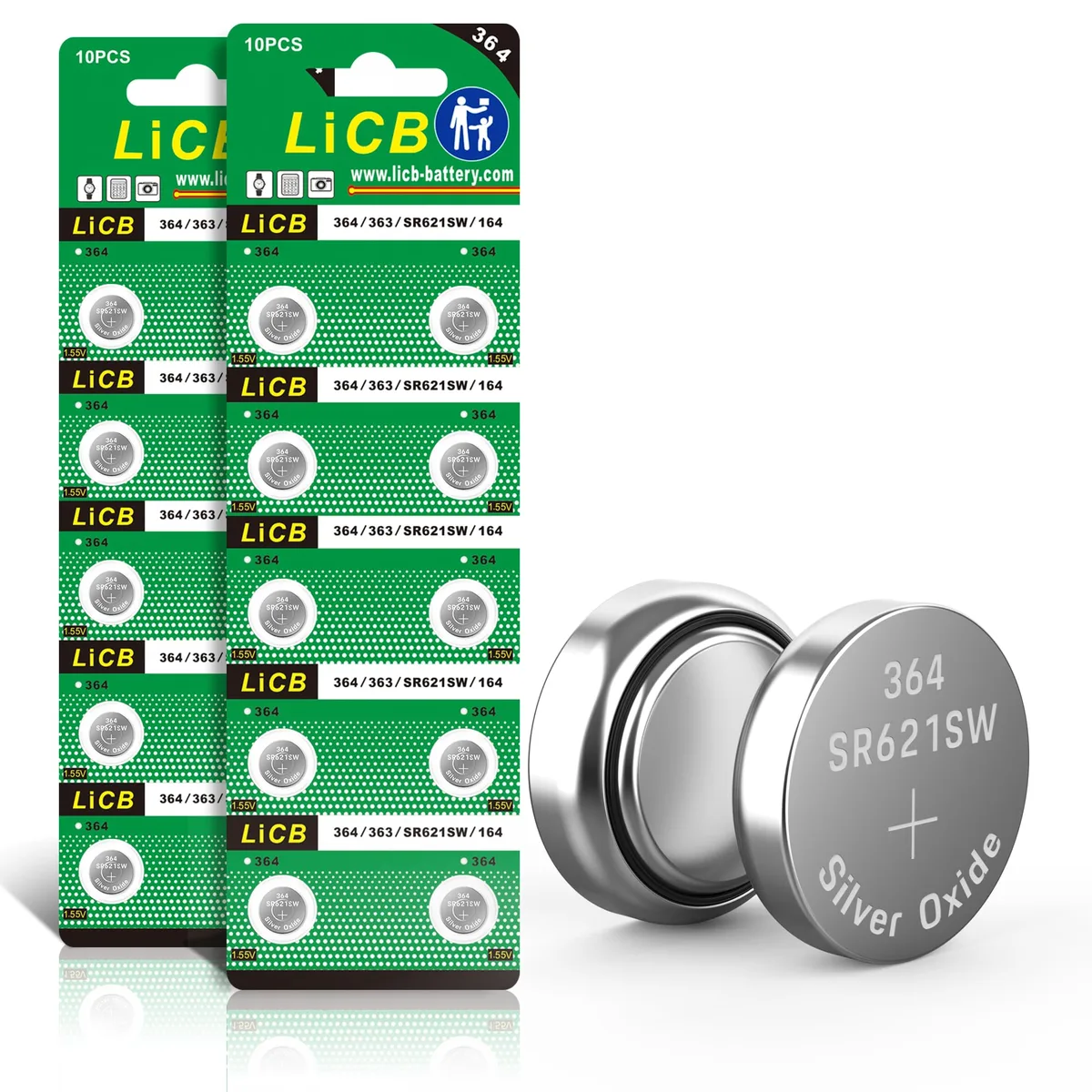No Sew No Sew SR621SW 1.5V Alkaline Button Cell 20 Pack — product photo