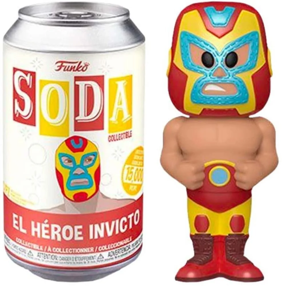 Funko Funko POP Soda Marvel Luchadores Iron Man 4.25" Wrestling Figure — product photo