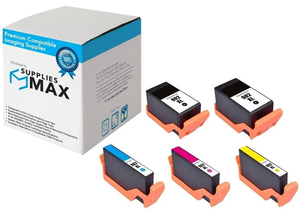 SuppliesMax SuppliesMax HP 6ZA01AN High Yield Inkjet Combo Pack (2-BK/1-C/M/Y) 825 pages — product photo