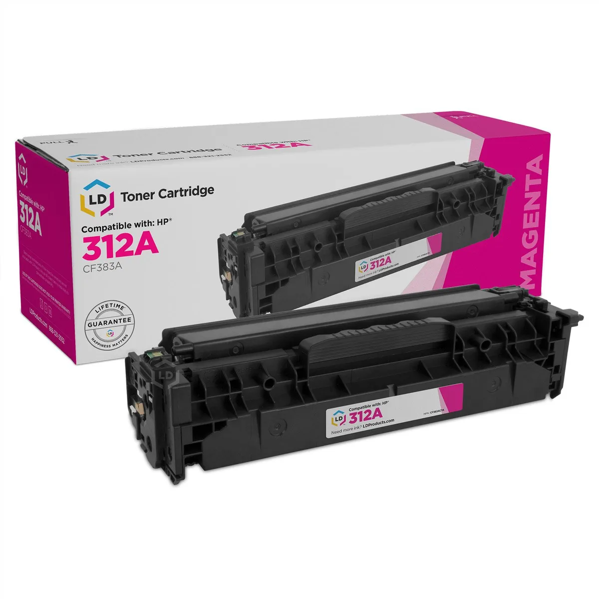 LD Products LD Products HP 312A CF383A Magenta Toner Cartridge — product photo