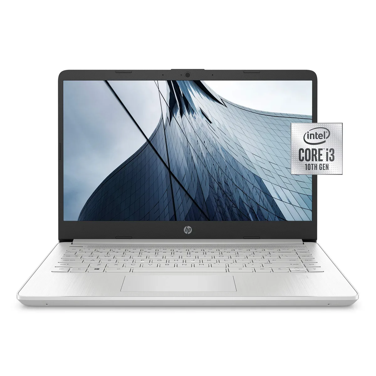 HP HP 14-dq1020nr laptop Intel Core i3-1005G1 4 GB 128 GB SSD 14.0" HD Natural Silver — product photo