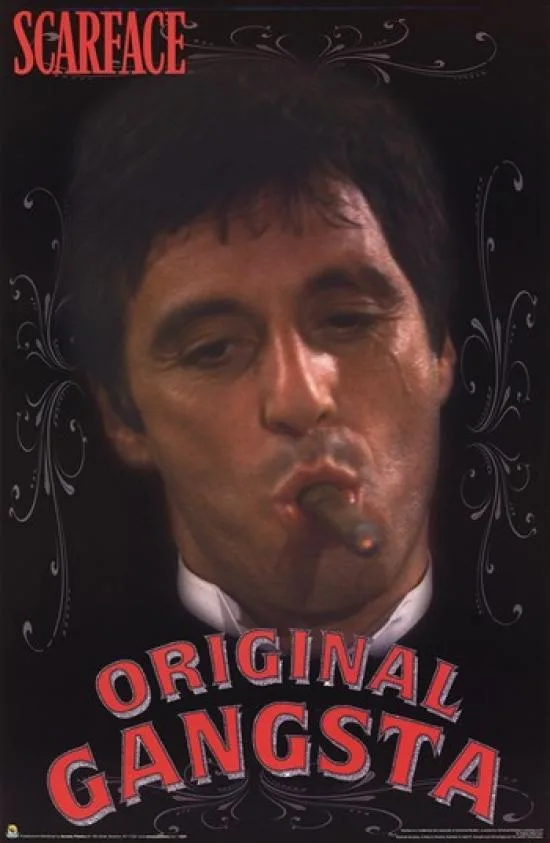 Scarface poster print 22 by 34 inches on heavy stock paper