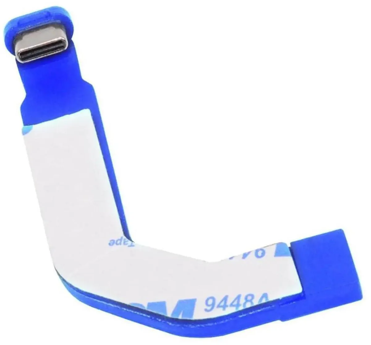 SMUGDESK SMUGDESK Blue 2.76 Inch USB-C 90° Extension Cable 65W PD USB 2.0 480Mbps — product photo
