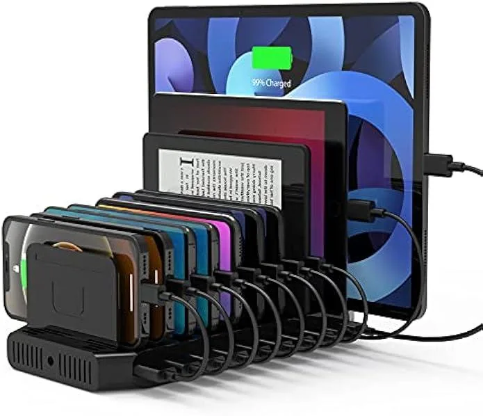 TAURKENAM TAURKENAM 120W 10-Port USB-C PD Charging Station — product photo