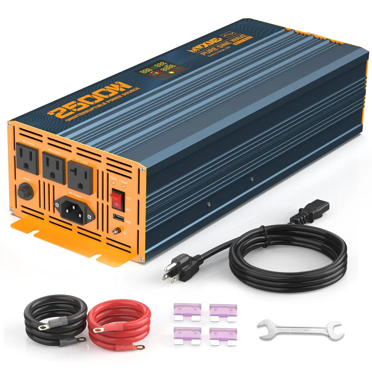 BoYata BoYata MWXNE 2500W Pure Sine Wave Backup System 2 in 1 accessory — product photo