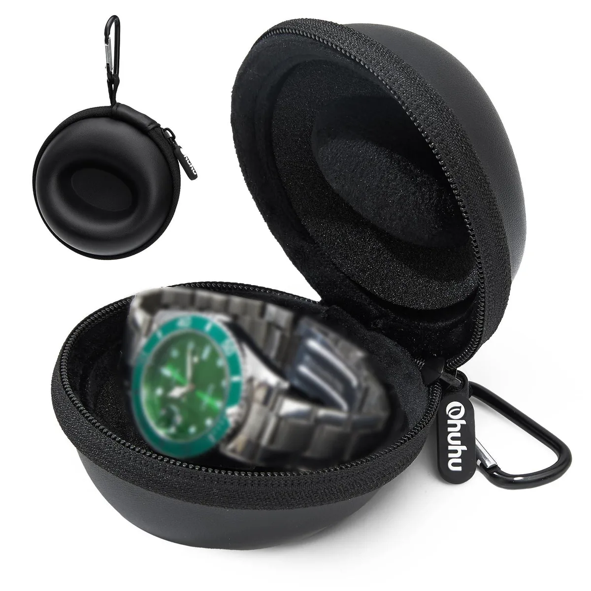  Ohuhu Travel Watch Case 56mm Black — product photo