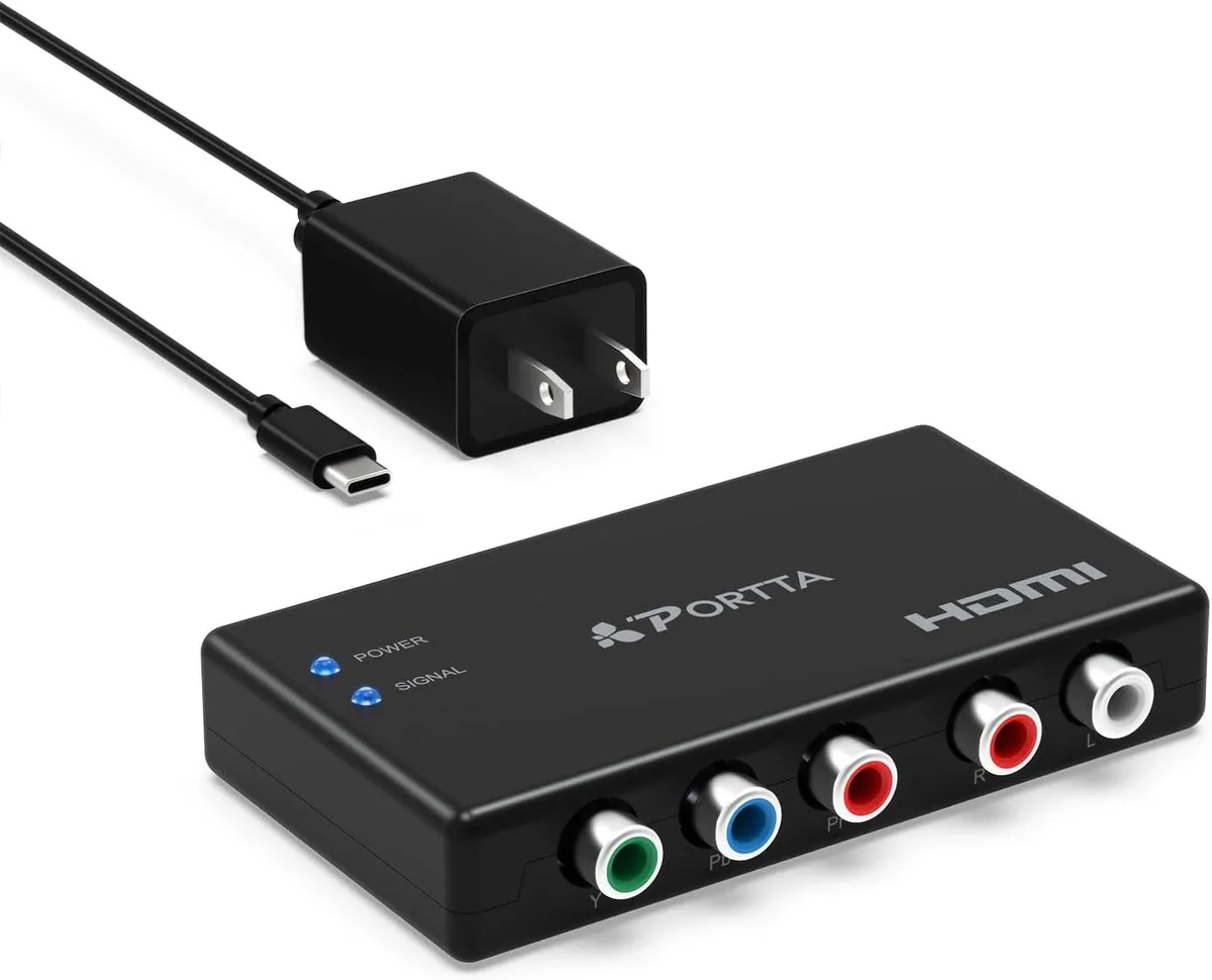 FLEANE FLEANE Component YPbPr RGB + R/L Audio to HDMI v1.3 Adapter — product photo