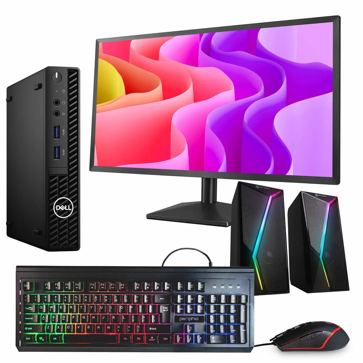 DELL DELL OptiPlex 3090 Mini PC i5-10500T 16GB DDR3 1TB SSD 24" Monitor — product photo