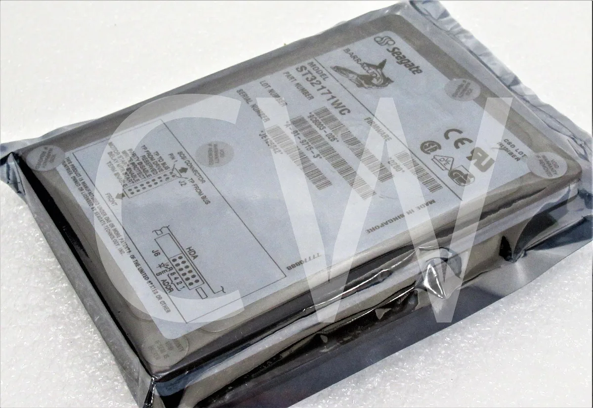 Seagate Seagate ST32171WC Barracuda 2.16GB 7200RPM 512KB Ultra 80Pin 3.5" SCSI internal hard drive — product photo