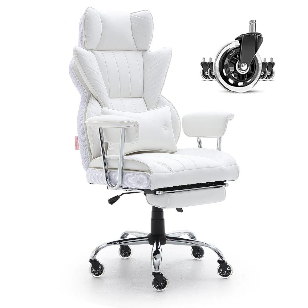 VEVOR VEVOR GF-82724H Executive Office Chair White 350 lbs — product photo