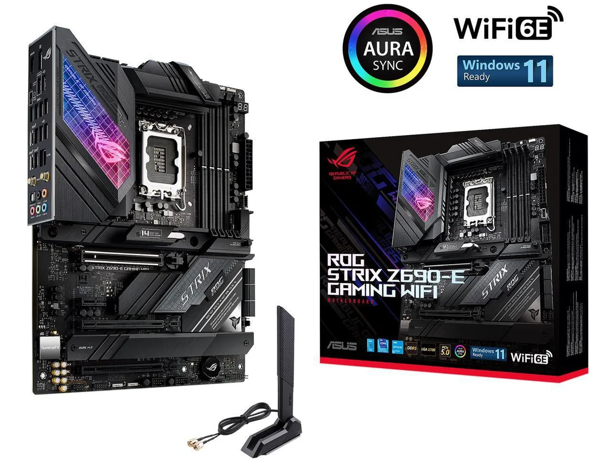ASUS ASUS ROG STRIX Z690-E Gaming Wifi DDR5 Intel Motherboard — product photo