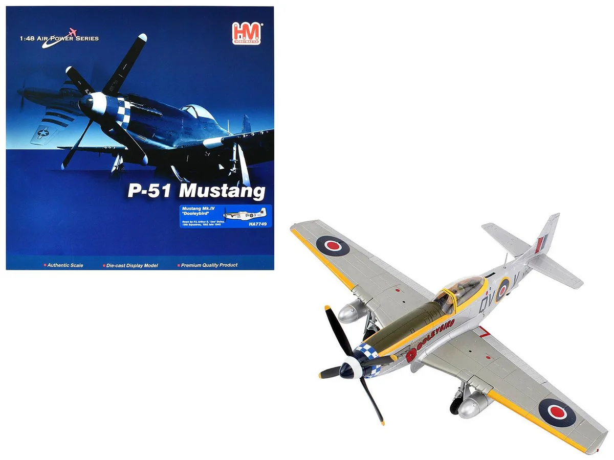 Hobby Master Hobby Master North American Mustang Mk.IV RAF 1/48 Diecast — product photo