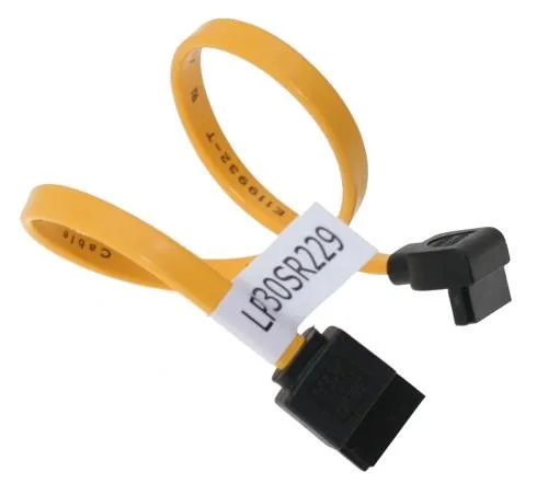 SATACables SATACables LP30SR787 31 Inch Low Profile Right to Straight SATA Cable — product photo
