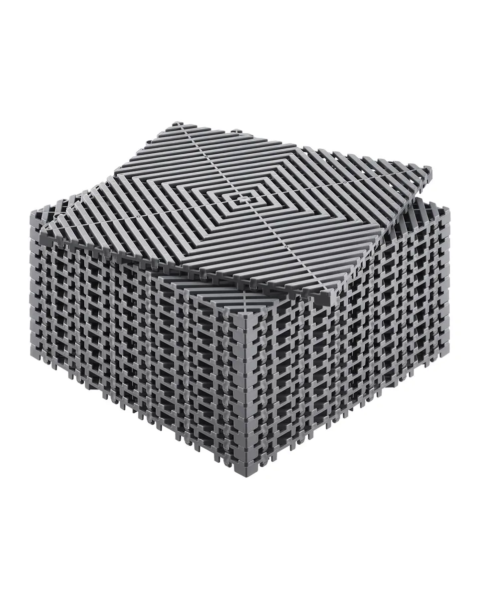 VEVOR VEVOR GS-30*30*1.5-G 12-pack 12×12 in drainage mat — product photo