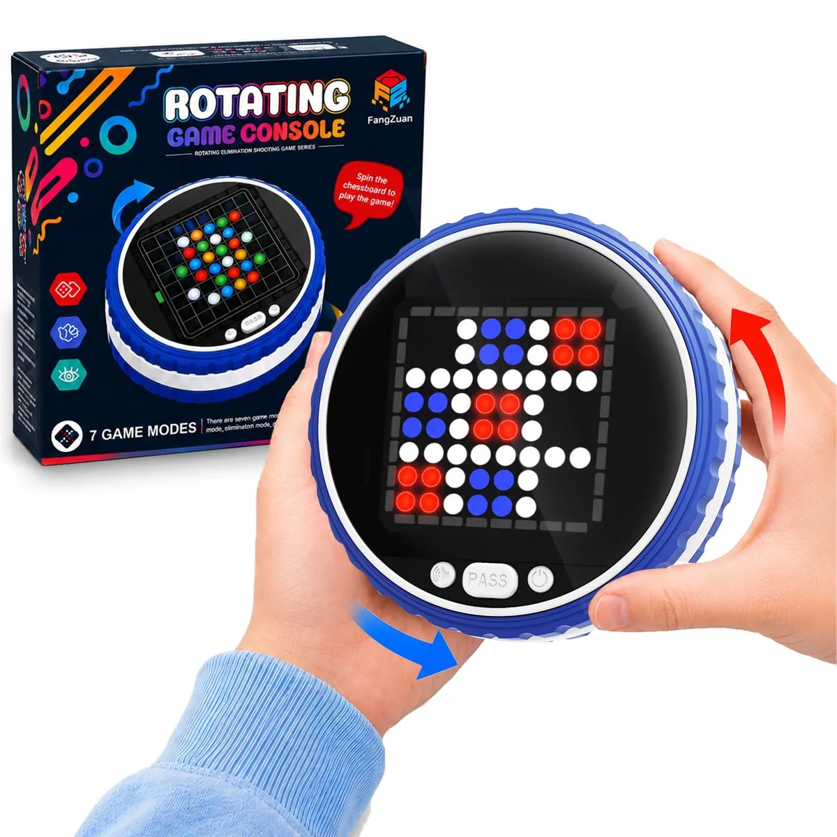  Anchioo 3720 Handheld Puzzle Game Blue 3.94 in x 3.94 in x 1.57 in — product photo