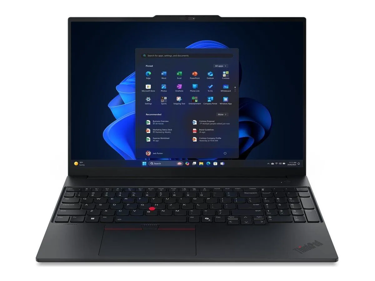 Lenovo Lenovo ThinkPad E16 Gen 3 laptop, Core Ultra 5 225U, 16 GB, 1 TB — product photo