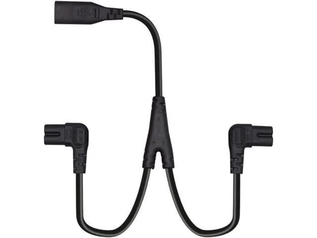 Manw Manw 0.75 mm Figure 8 Power Cord 0.3 m C8 to 2×C7 Angled — product photo