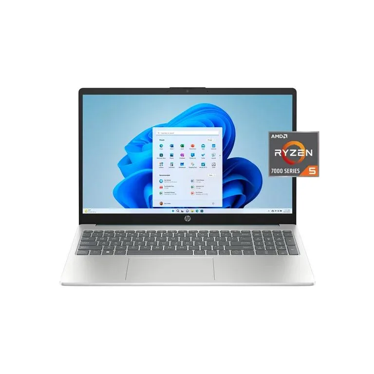 HP HP 15-fc0037wm 15.6" Ryzen 5 7520U 8GB 256GB Moonlight Blue laptop — product photo